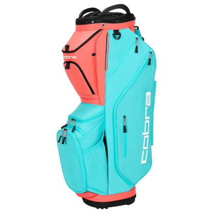 Cobra Ultralight Pro Cart Golf Bag - Team Aqua/Summer Sunset - 