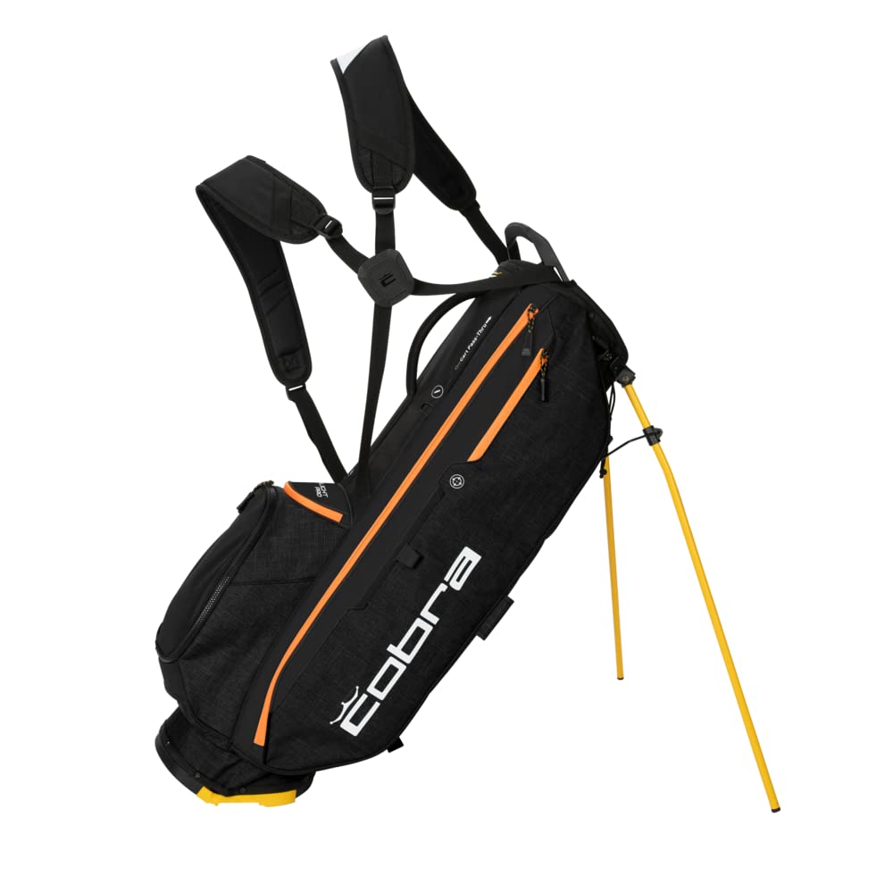 Cobra Ultralight Pro Stand Golf Bag - Black/Gold Fusion - 