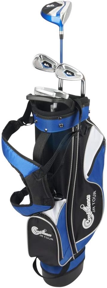 Confidence Golf Junior Golf Clubs Set for Kids Age 4 - 7 (up to 4' 6' Tall) - Confidence