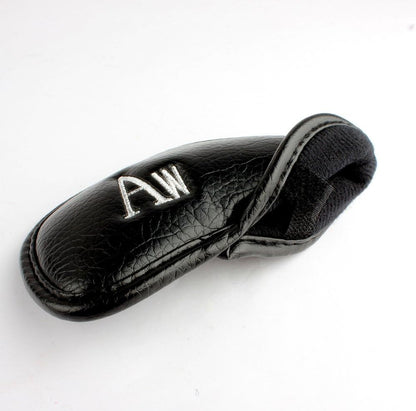 Craftsman Golf 10pcs Black Skull Thick Pu Synthetic Leather Golf Iron Head Covers Set - 