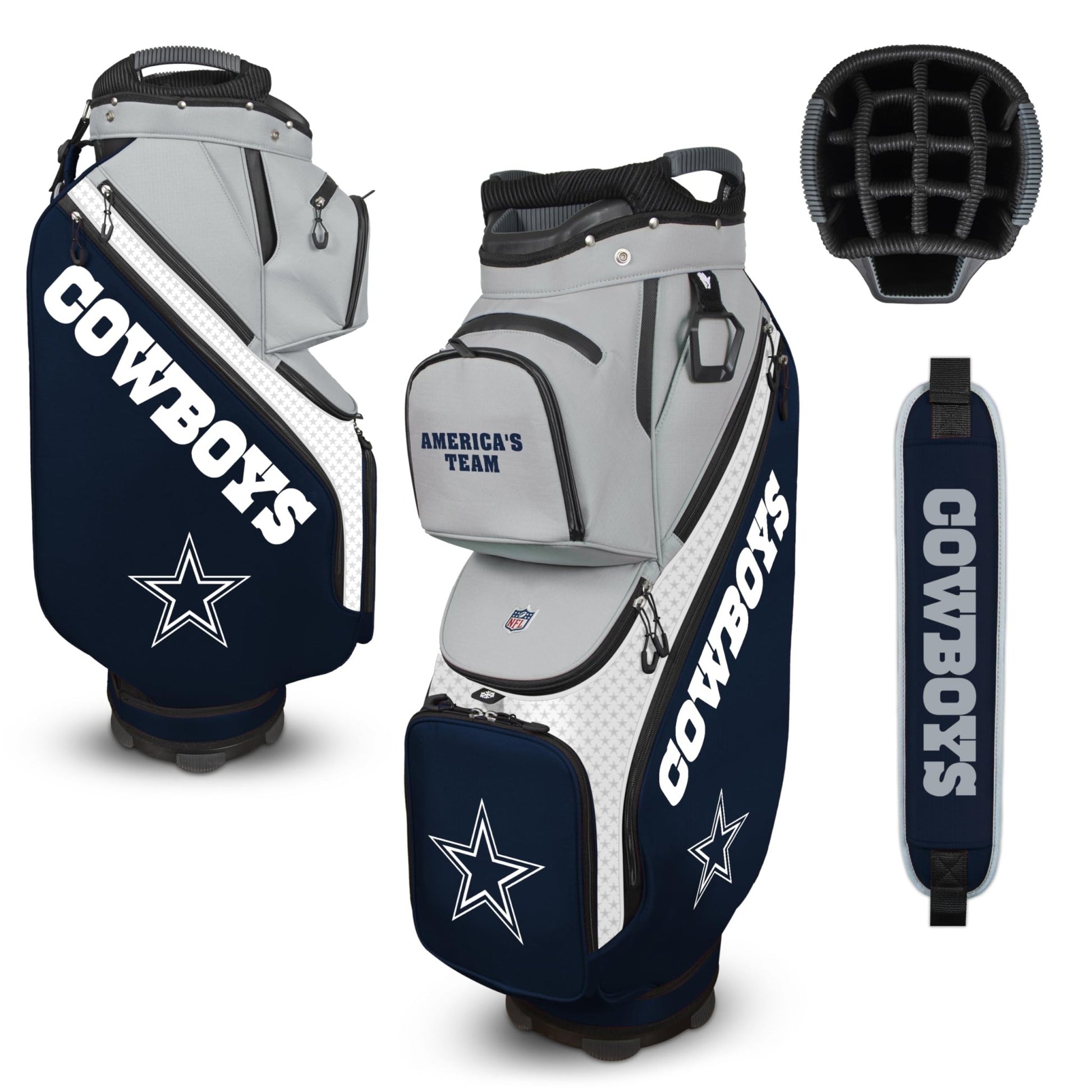 Dallas Cowboys Clubhouse Cooler Cart Bag |Team Effort - Team Effort
