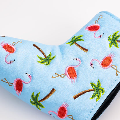 Dancing Flamingos - Blade Putter Cover - Pins and Aces