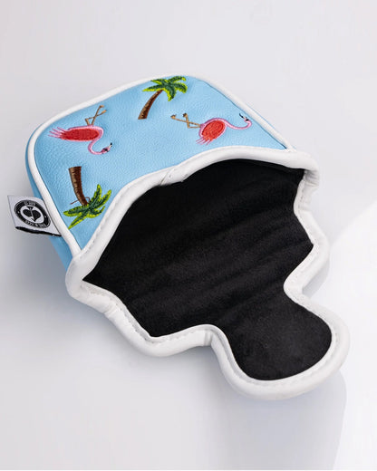 Dancing Flamingos - Mallet Putter Cover - Pins and Aces