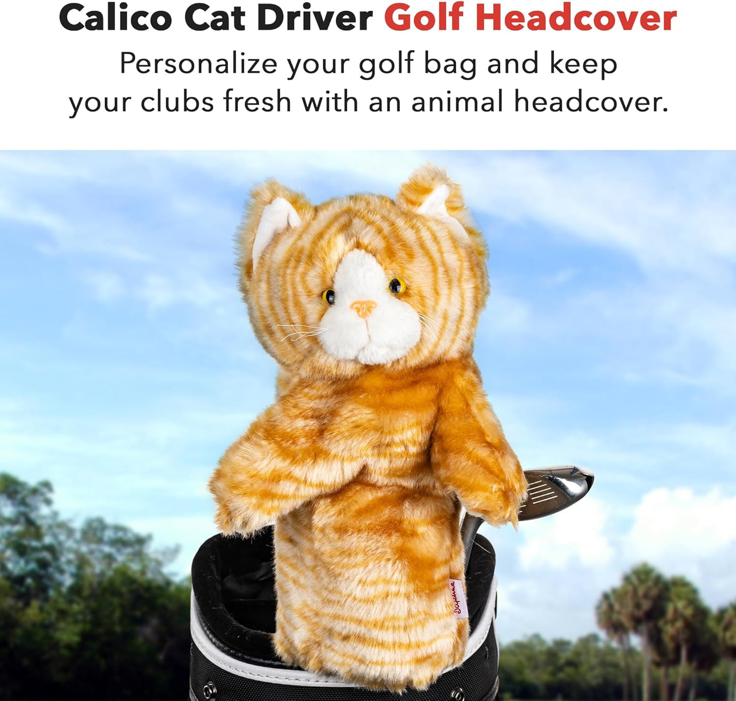 Daphne's Headcovers Calico Cat Driver Headcover - 