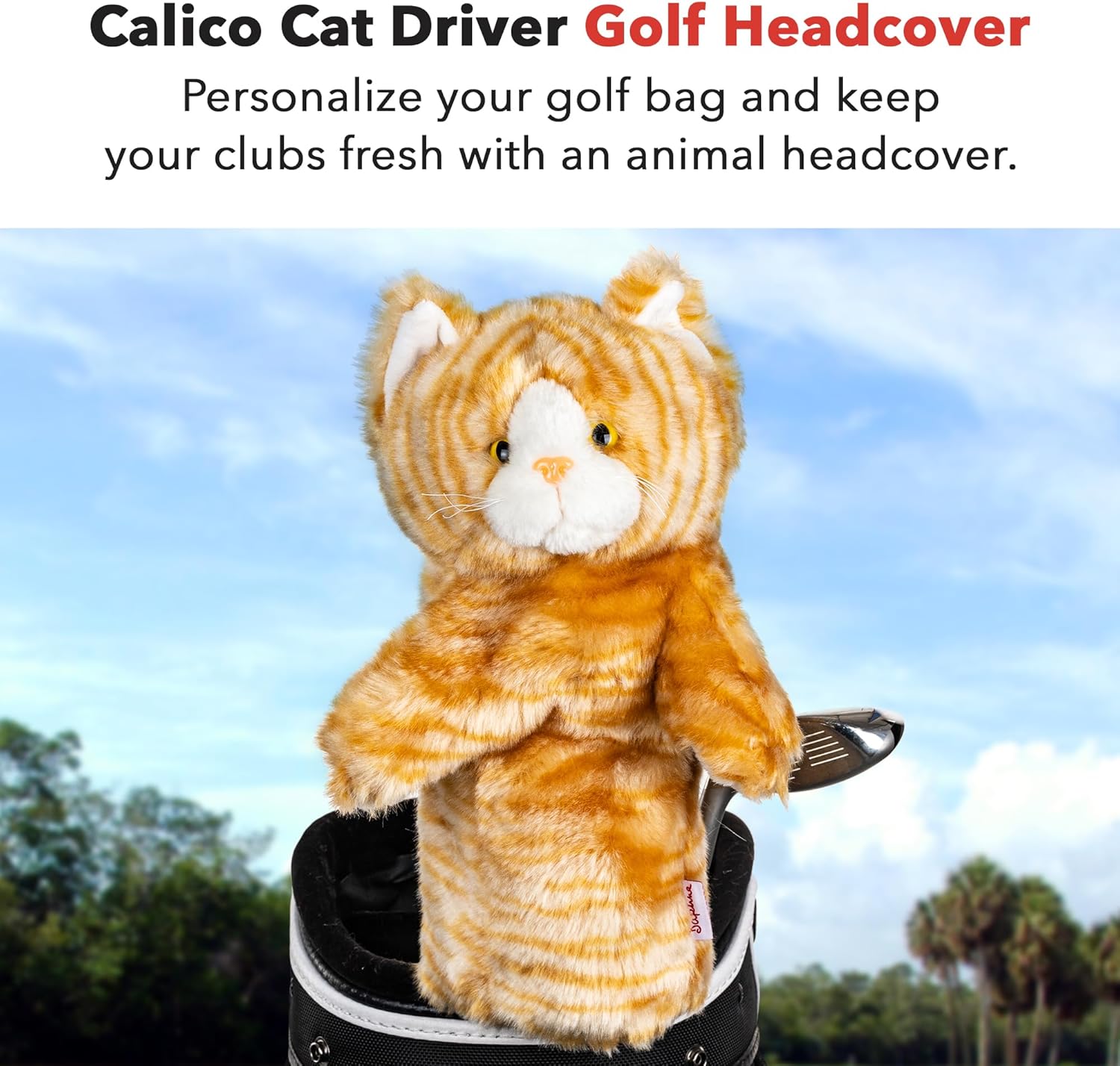 Daphne's Headcovers Calico Cat Driver Headcover - 