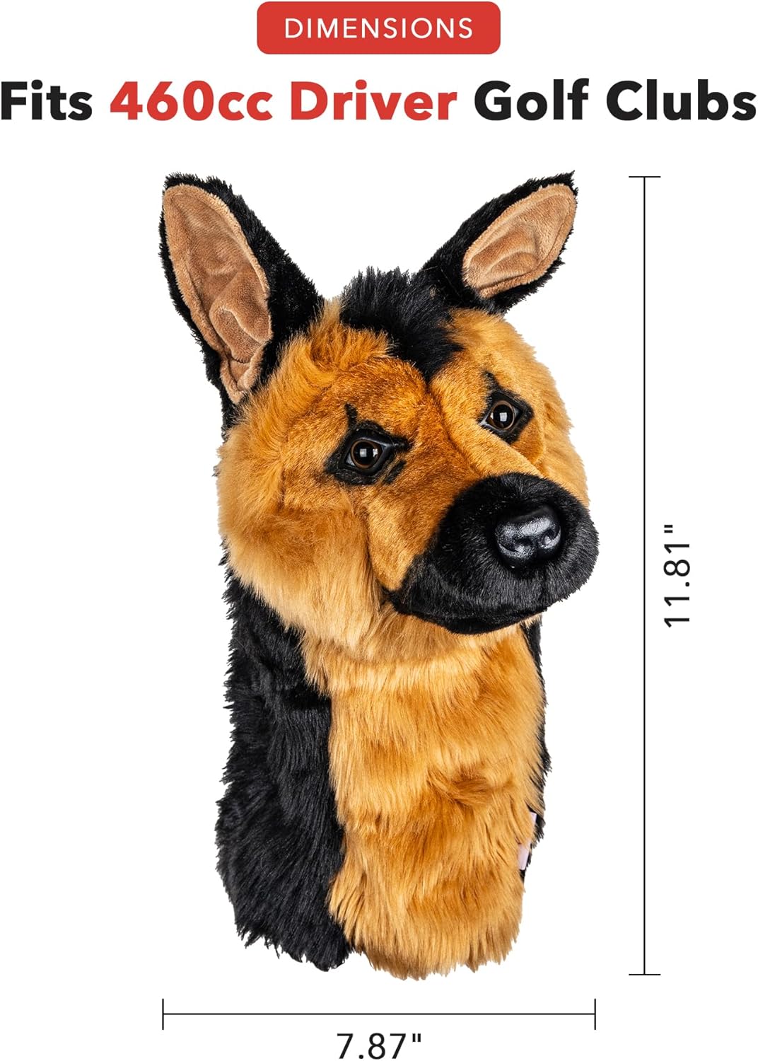 Daphne's Headcovers German Shepherd Driver Headcover - 