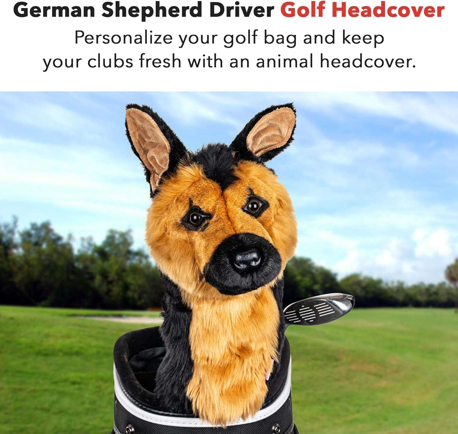 Daphne's Headcovers German Shepherd Driver Headcover - Daphne's Headcovers