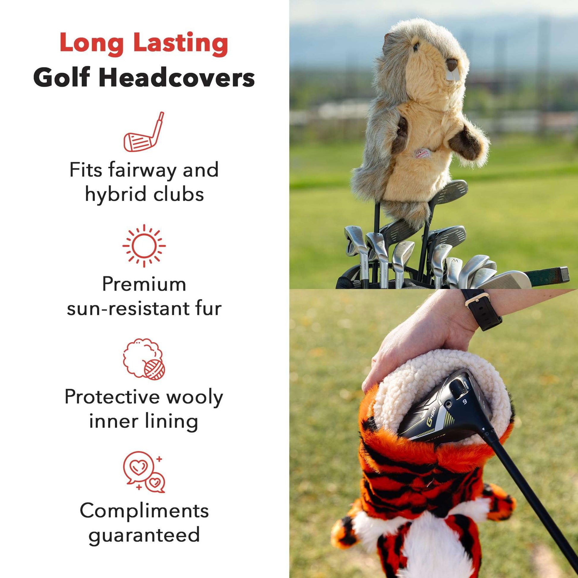 Daphne's Headcovers Gopher Driver Headcover - Daphne's Headcovers