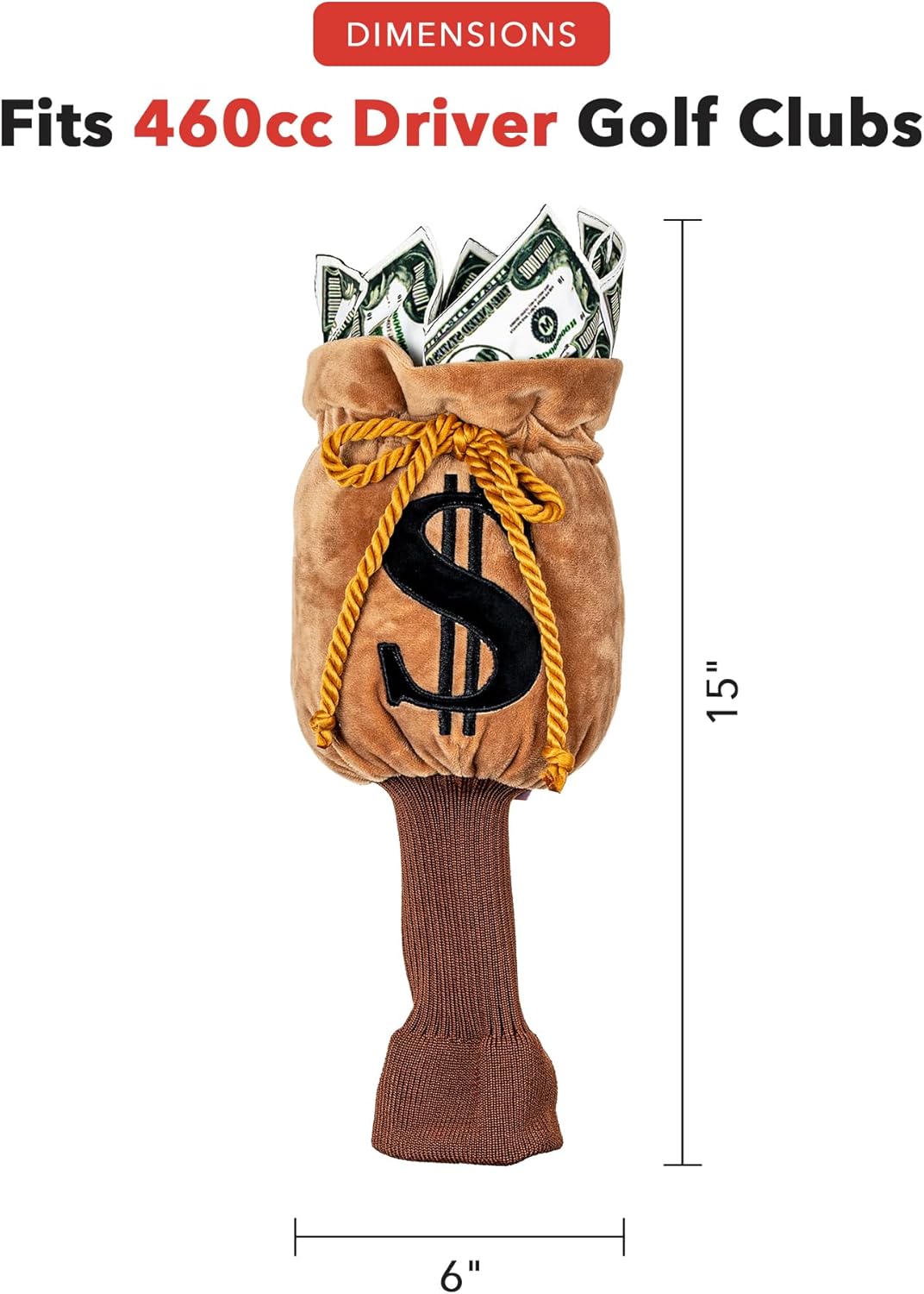 Daphne’s Headcovers Money Bag Driver Headcover - 
