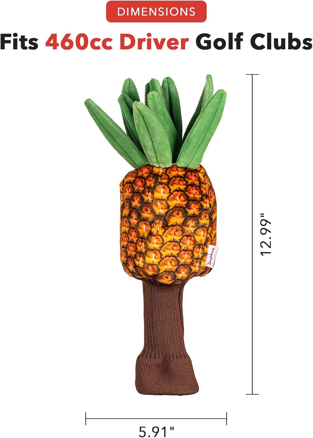 Daphne's Headcovers Pineapple Driver Headcover - 