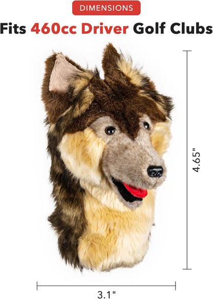 Daphne's Headcovers Wolf Driver Headcover - 