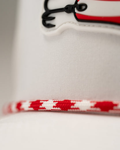 Dare Devil Spoon White - Perforated Rope Hat - Pins and Aces