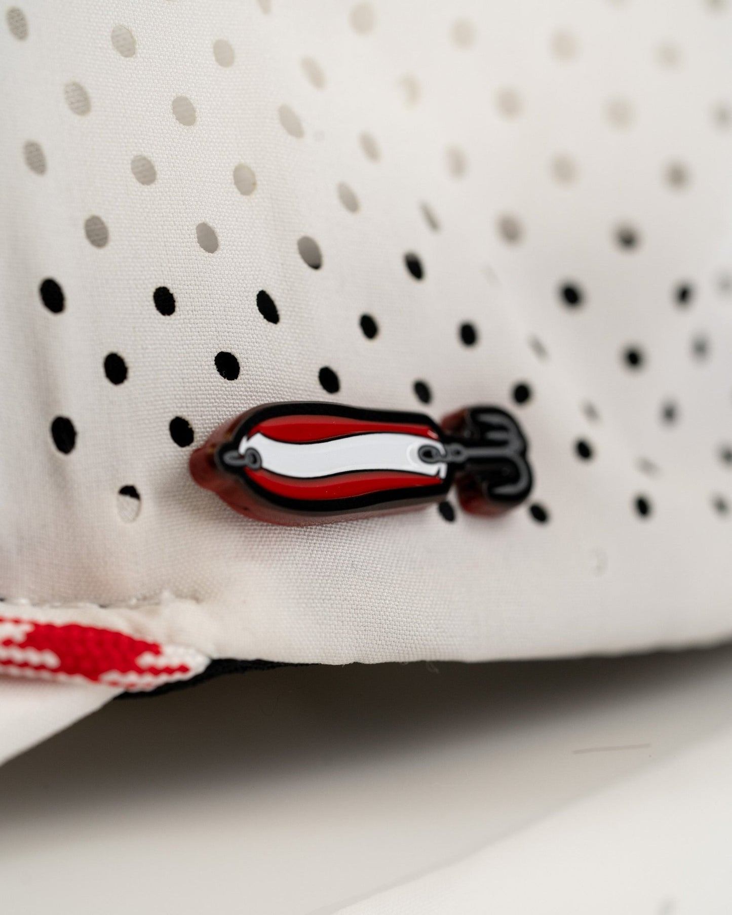 Dare Devil Spoon White - Perforated Rope Hat - Pins and Aces
