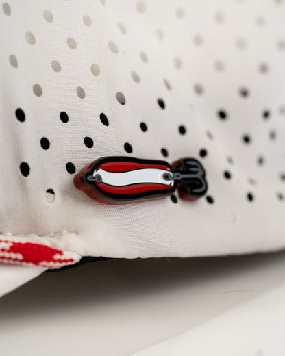 Dare Devil Spoon White - Perforated Rope Hat - Pins and Aces