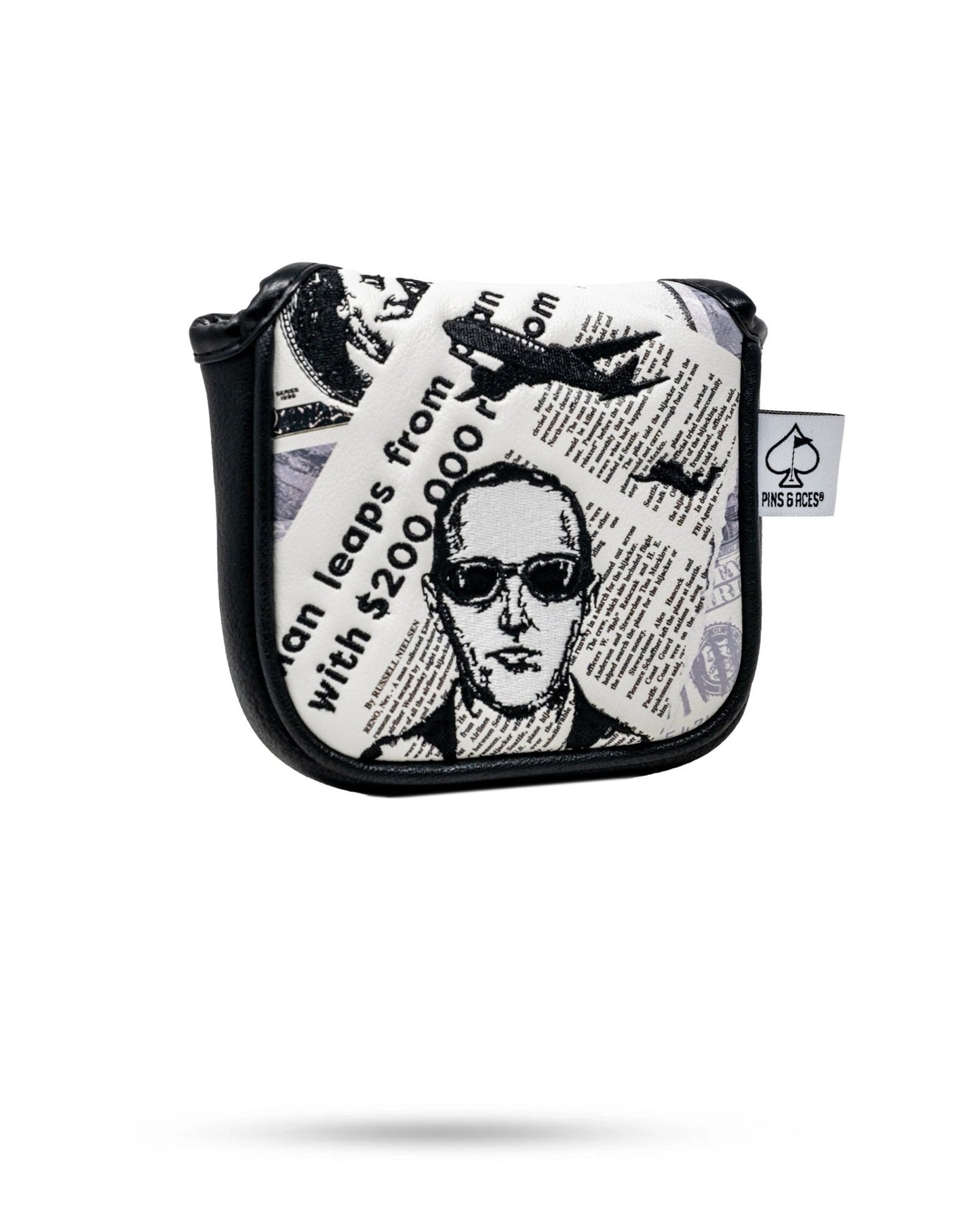 D.B. Cooper - Mallet Putter Cover - Pins and Aces