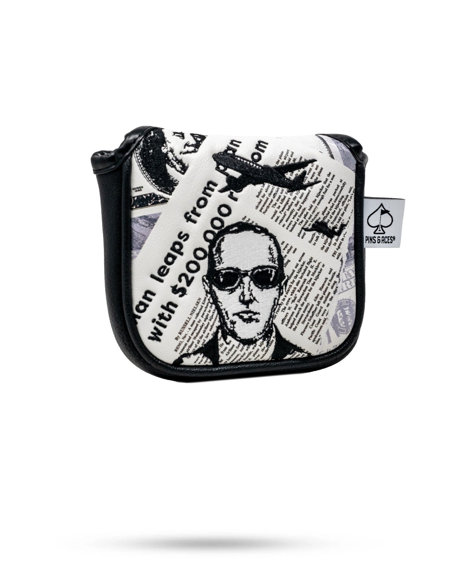 D.B. Cooper - Mallet Putter Cover - Pins and Aces