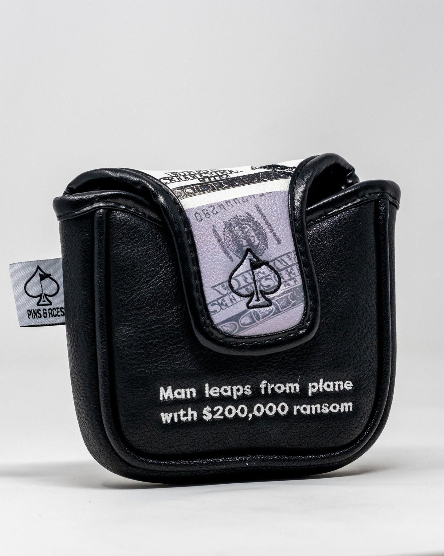 D.B. Cooper - Mallet Putter Cover - Pins and Aces