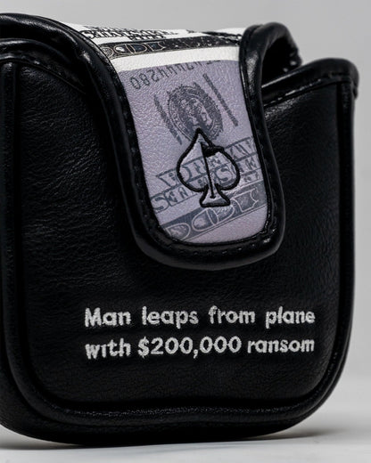 D.B. Cooper - Mallet Putter Cover - Pins and Aces