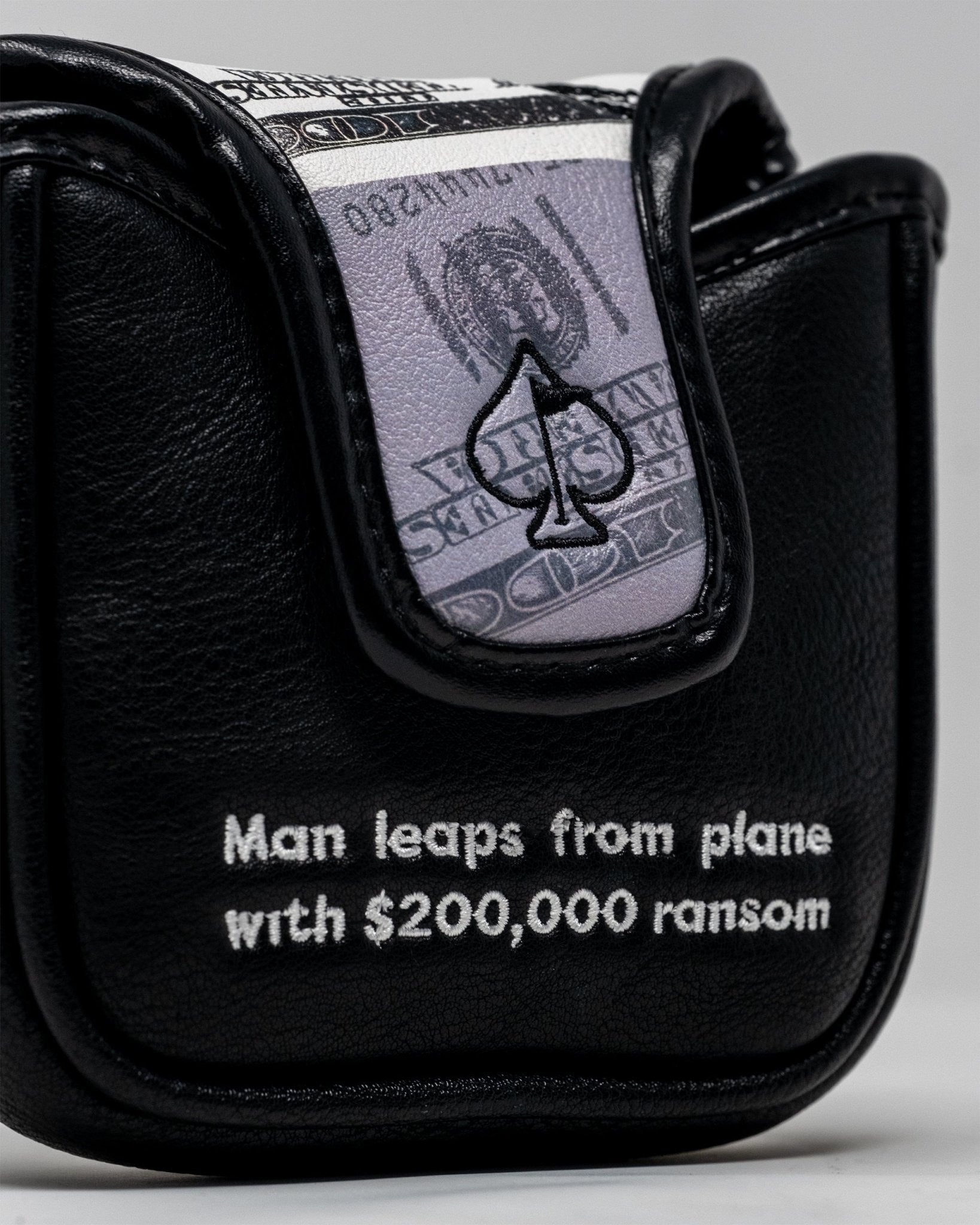 D.B. Cooper - Mallet Putter Cover - Pins and Aces