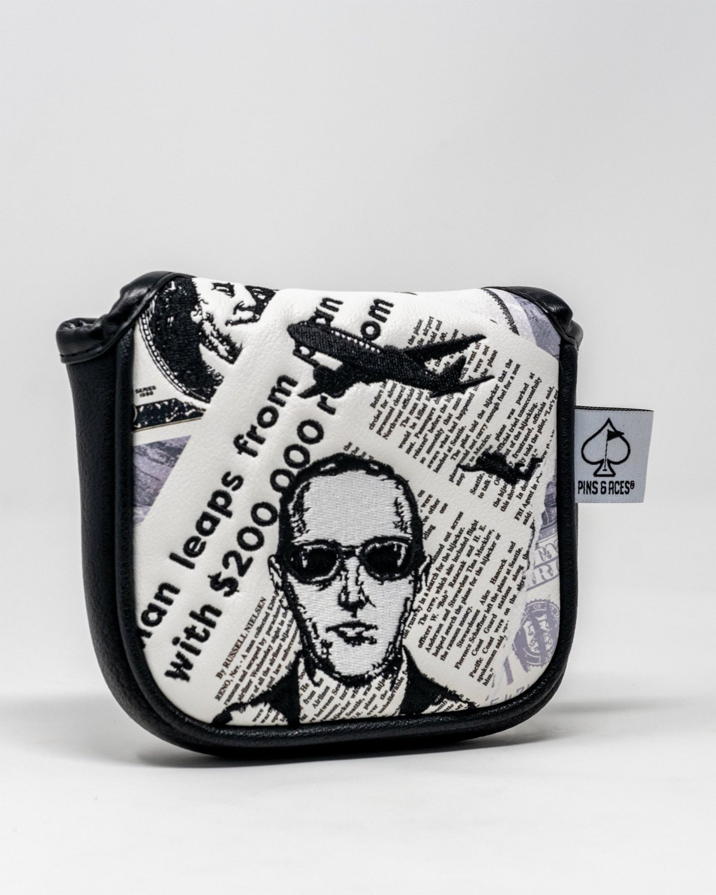 D.B. Cooper - Mallet Putter Cover - Pins and Aces
