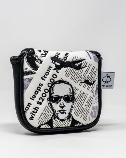 D.B. Cooper - Mallet Putter Cover - Pins and Aces