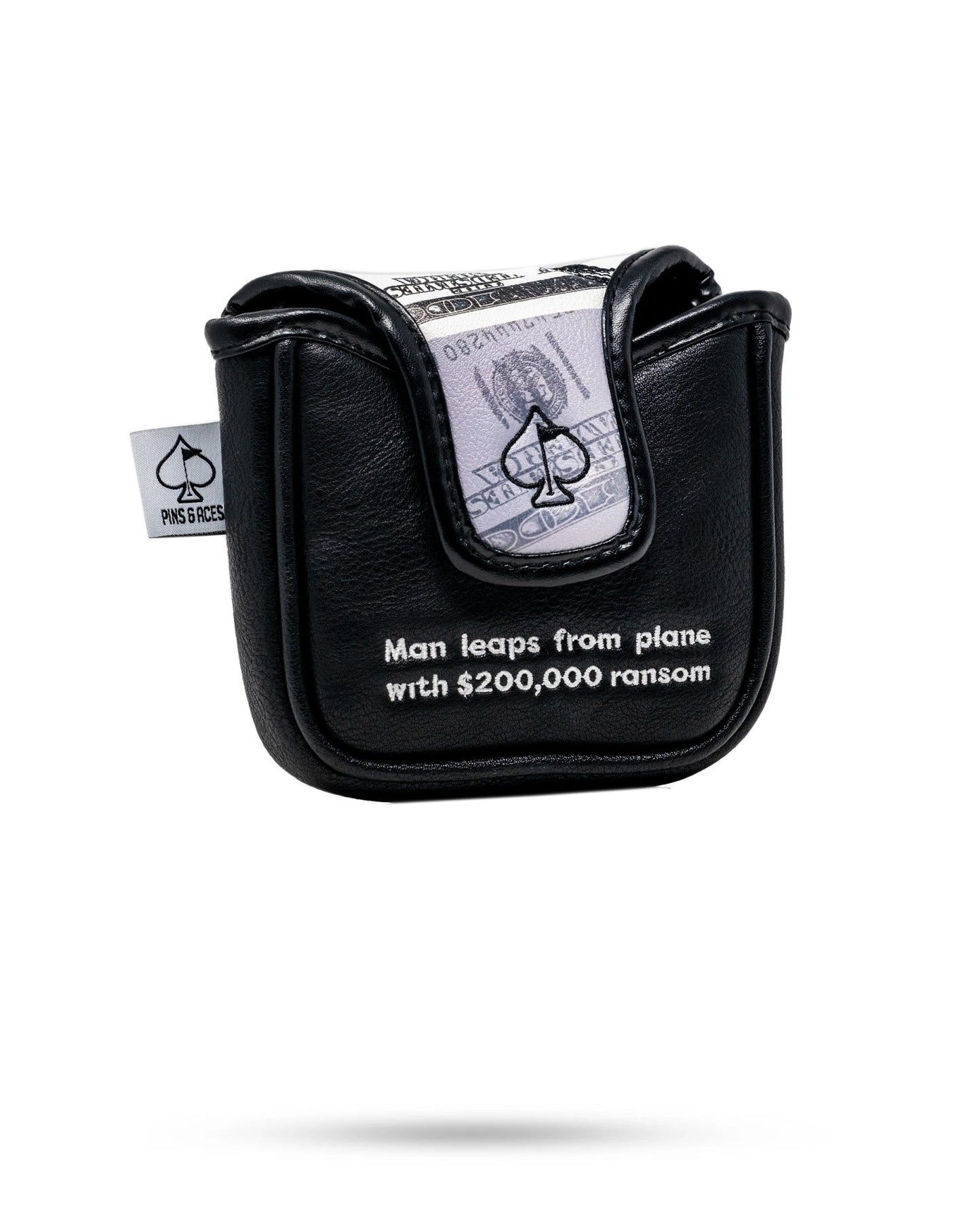 D.B. Cooper - Mallet Putter Cover - Pins and Aces