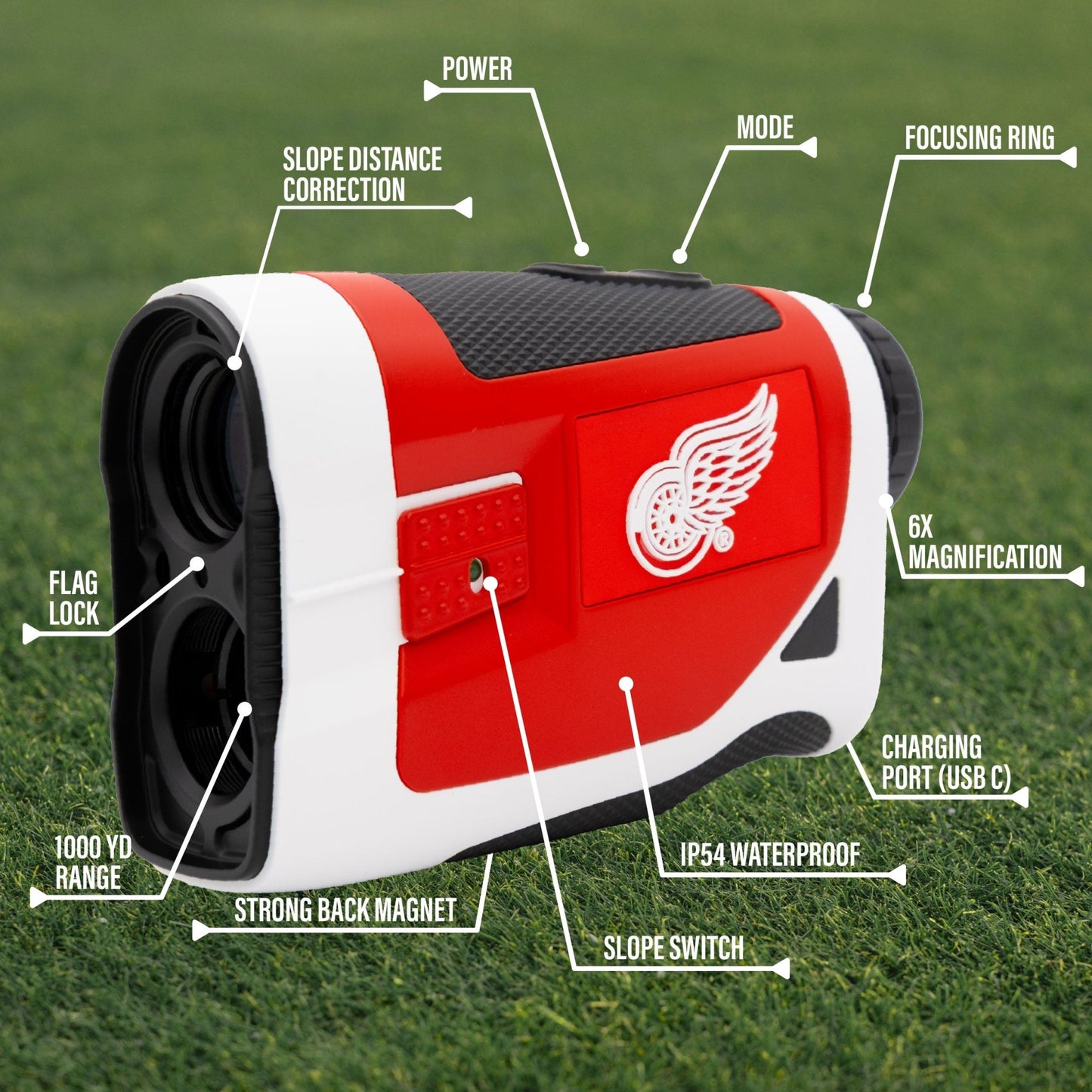Detroit Red Wings Rangefinder | Team Golf - Team Golf USA