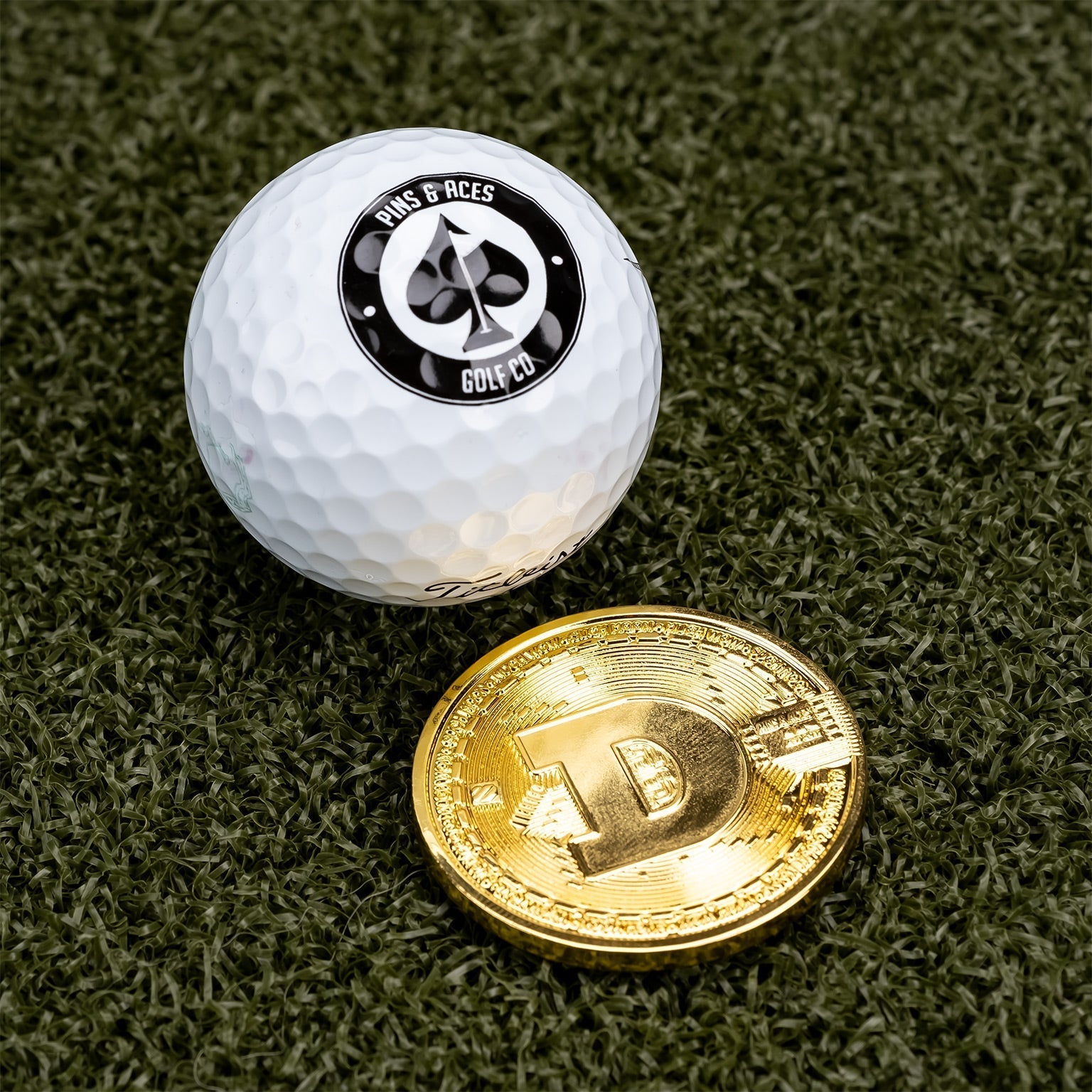 Dogecoin Ball Marker - Pins and Aces