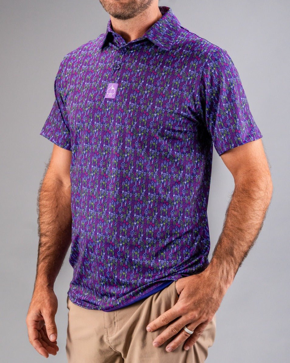 Doodle Guy Purple - Pins and Aces
