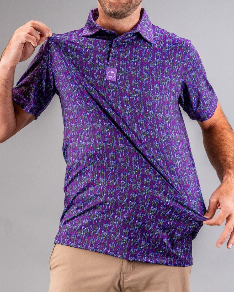 Doodle Guy Purple - Pins and Aces