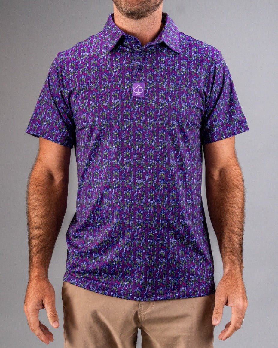 Doodle Guy Purple - Pins and Aces
