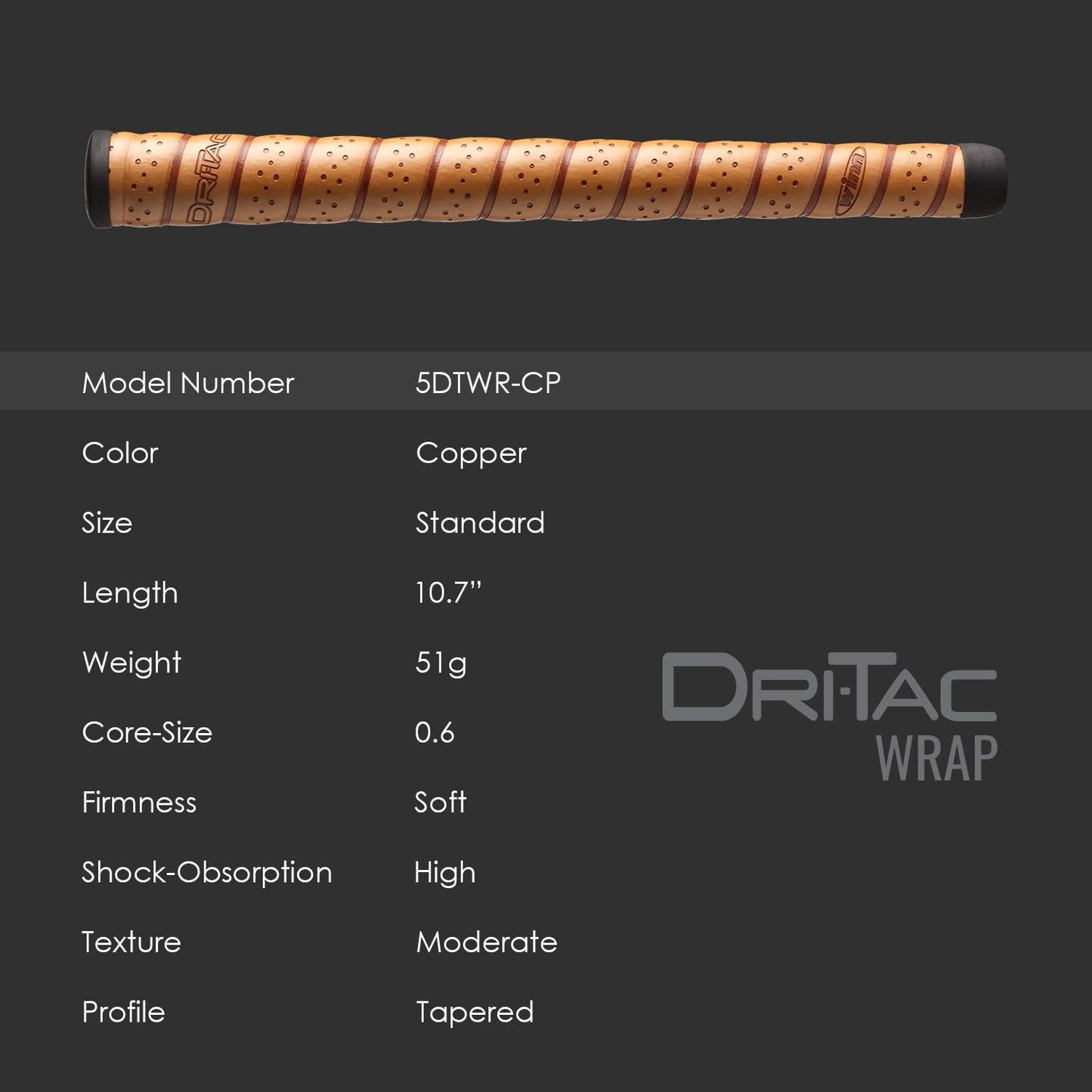 Dri - Tac Wrap 9 Piece Golf Grip Bundle - Winn