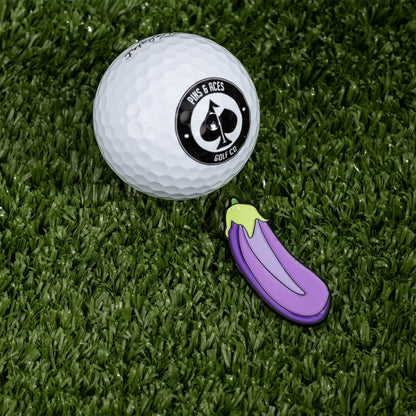 Eggplant Ball Marker - Pins and Aces