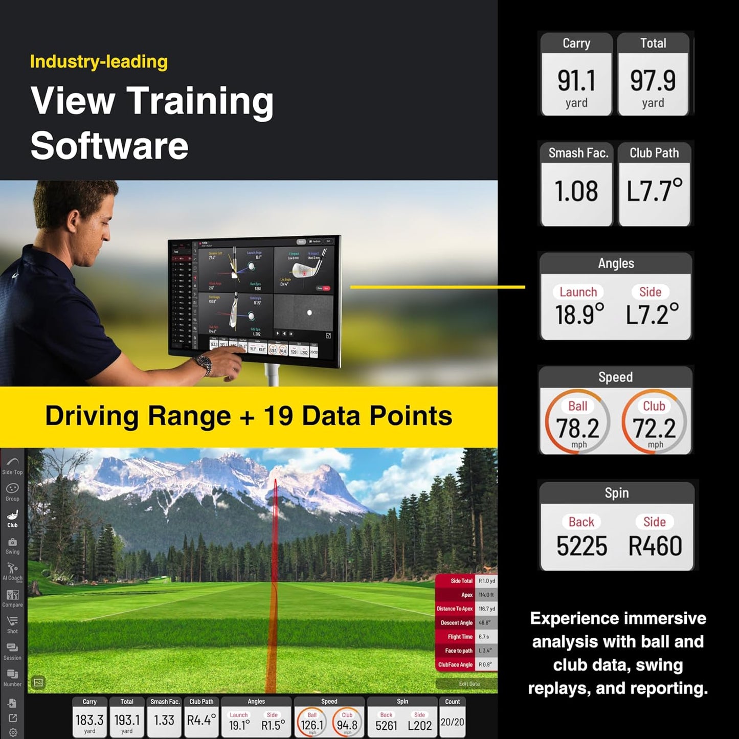 Eye MINI LITE Golf Launch Monitor - 