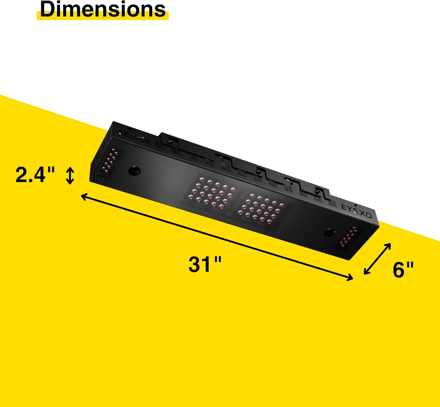 Eye XO Golf Launch Monitor,2 - Camera Front - Mounted Indoor Golf Simulator with 24 Data Points - 