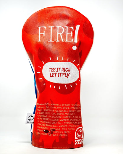 Fire Sauce - Driver Cover - Pins and Aces