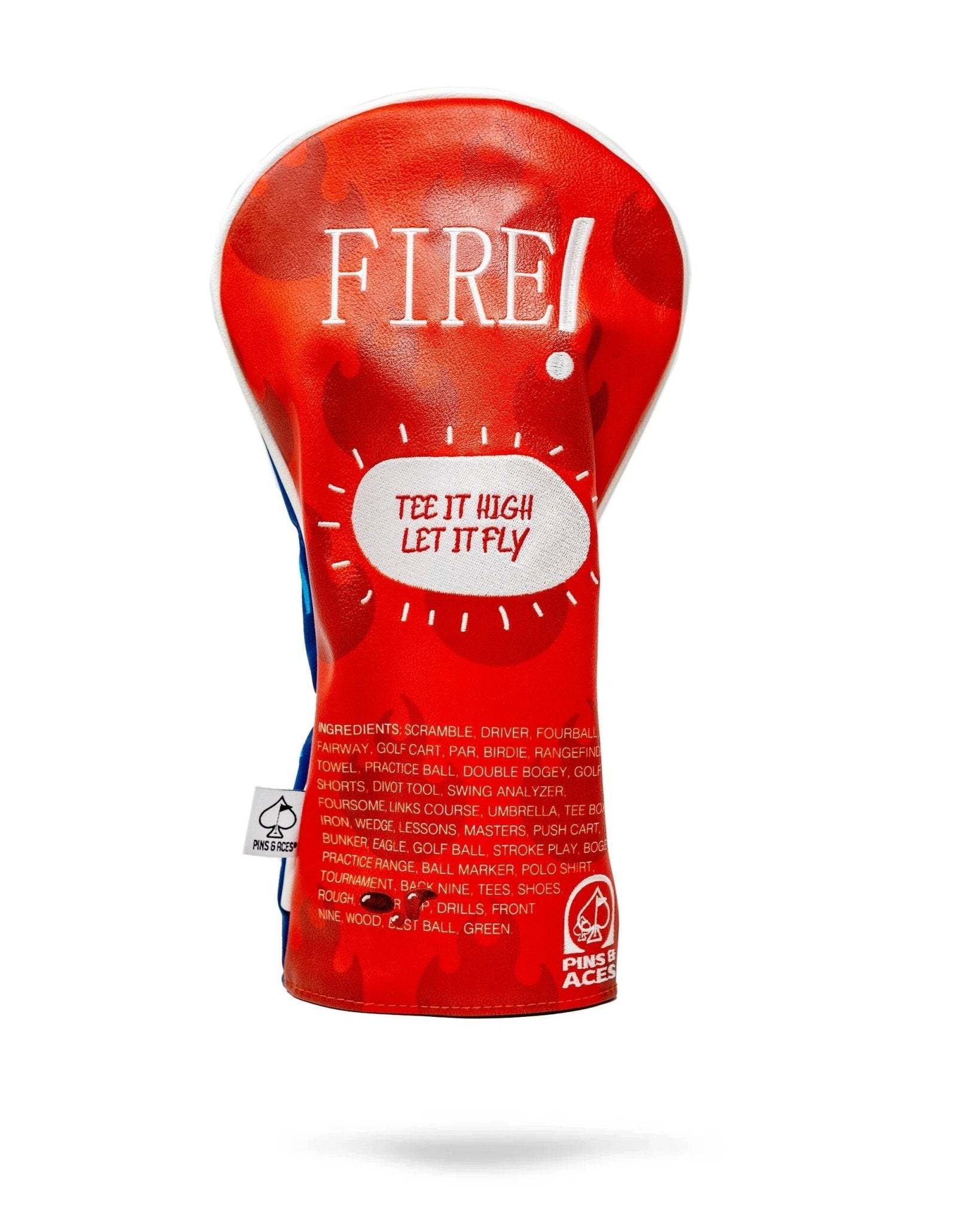 Fire Sauce - Driver Cover - Pins and Aces