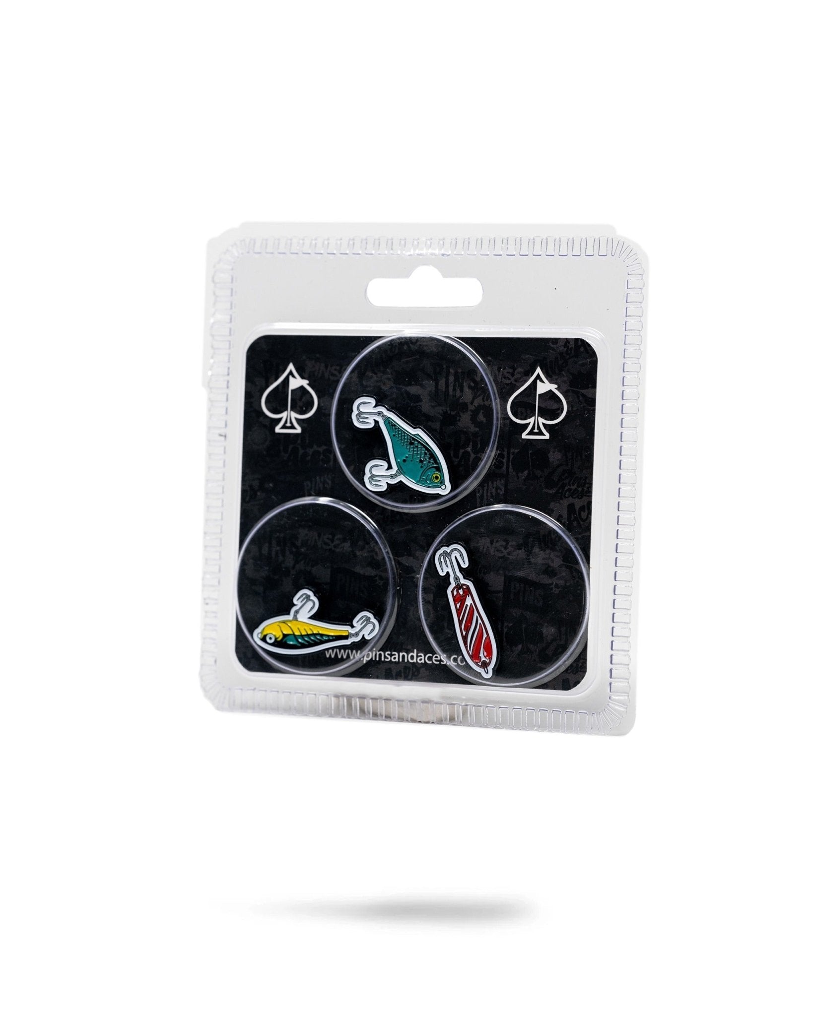 Fishing Lures Ball Markers - 3 Pack - Pins and Aces