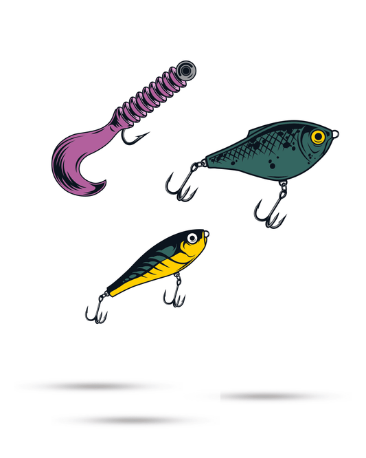 Fishing Lures Ball Markers - 3 Pack - Pins and Aces