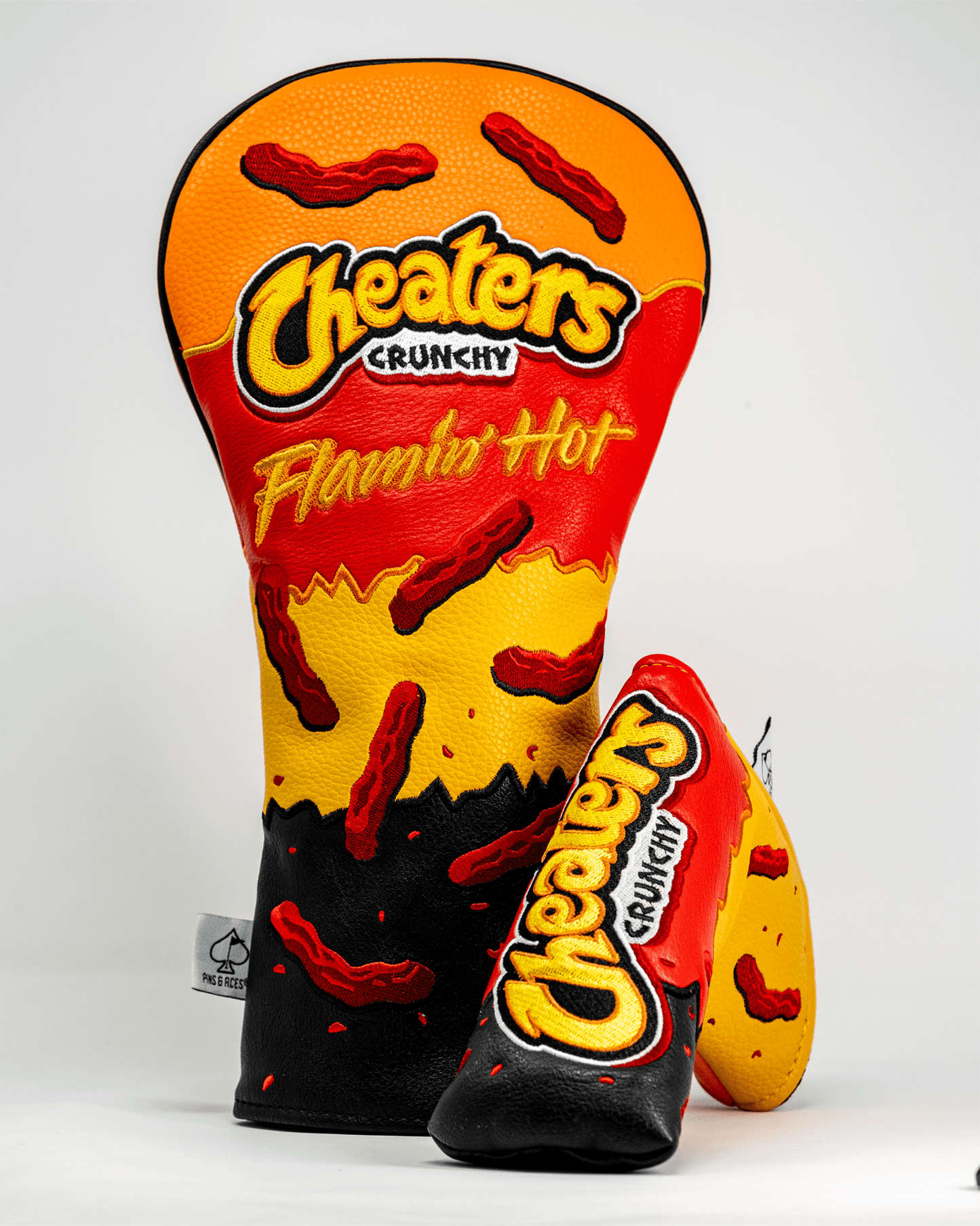 Flamin' Hot Cheaters - Driver Cover - Pins and Aces