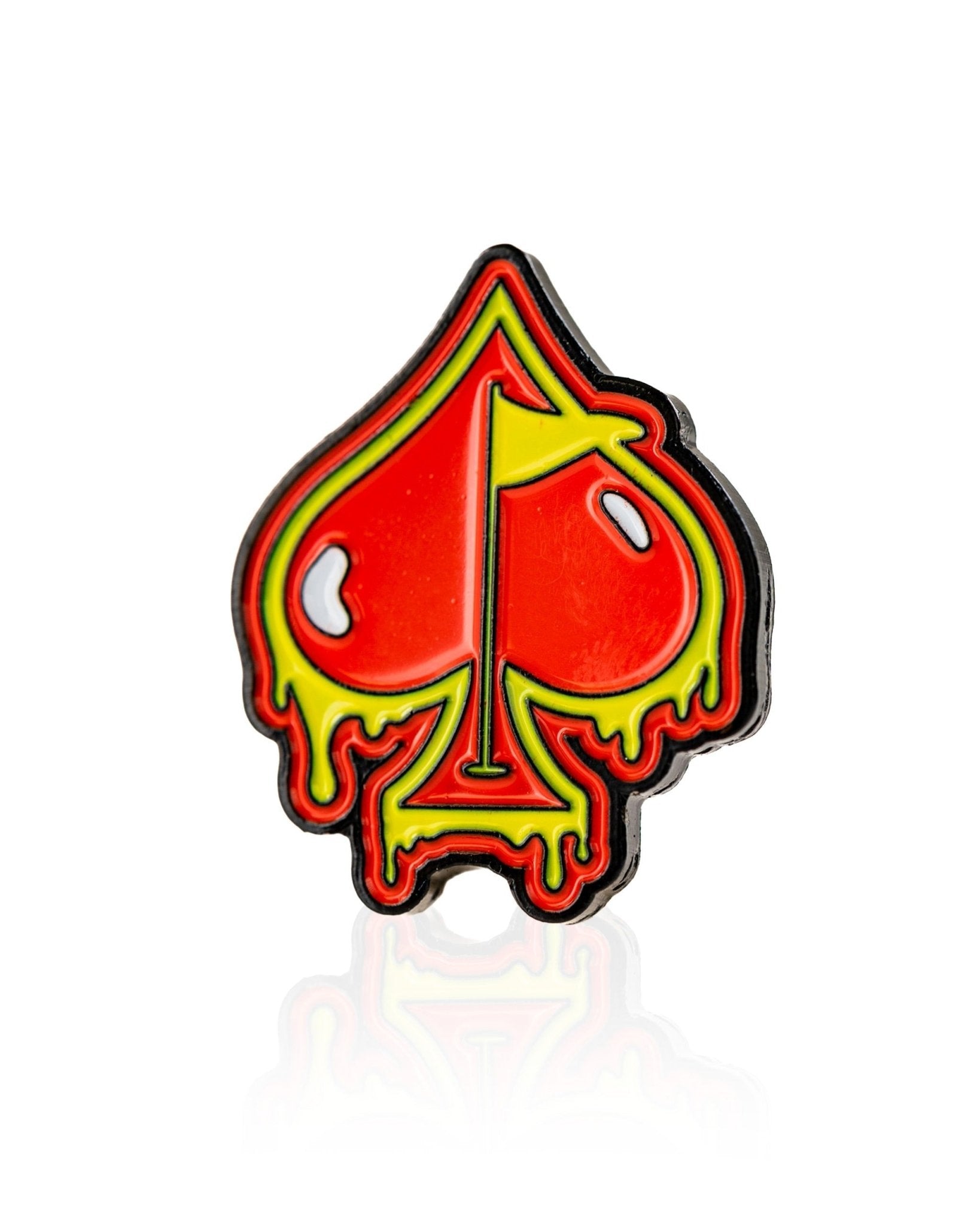 Flamin' Spade Ball Marker - Pins and Aces
