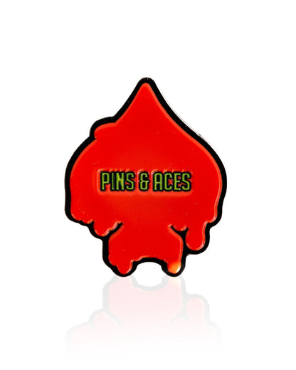 Flamin' Spade Ball Marker - Pins and Aces