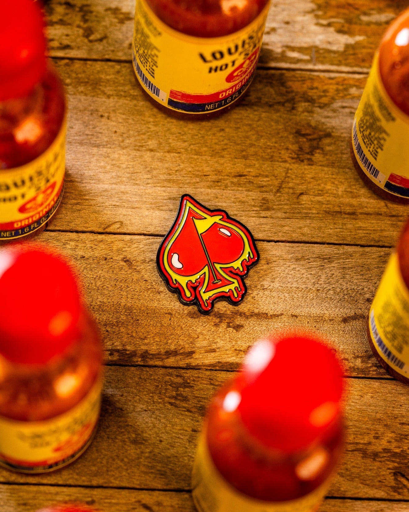 Flamin' Spade Ball Marker - Pins and Aces