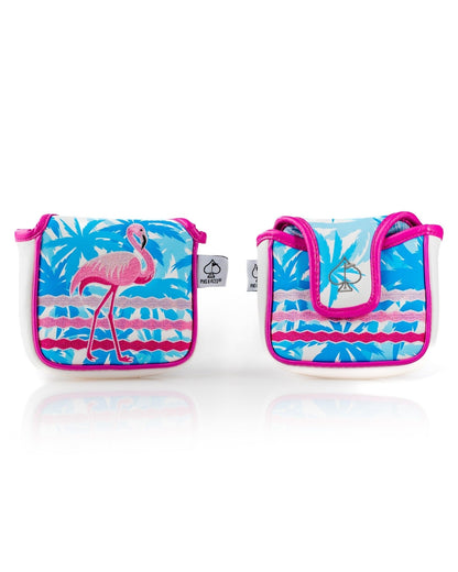 Flamingo Flock - Mallet Putter Cover - Pins and Aces