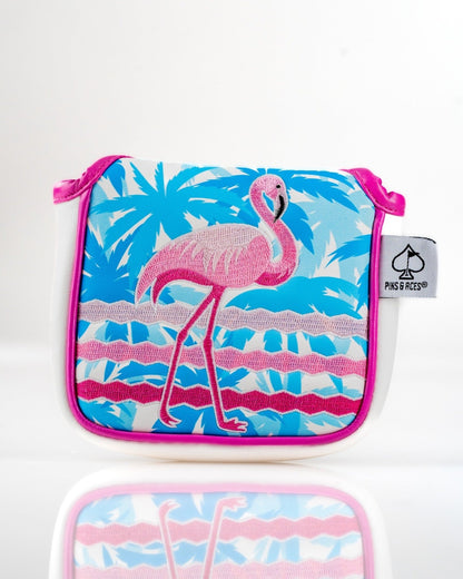 Flamingo Flock - Mallet Putter Cover - Pins and Aces