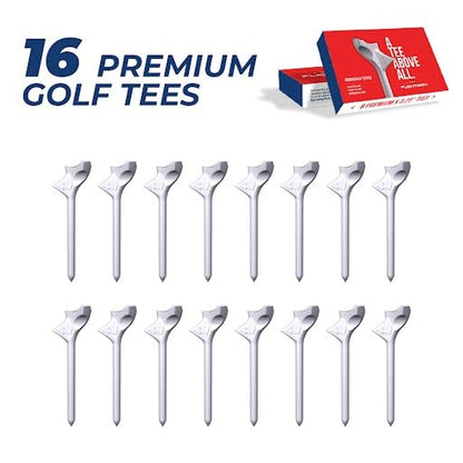 FLIGHTPATH Premium Golf Tees - 3.25" - Pack of 8