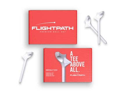 FLIGHTPATH Premium Golf Tees - 3.25" - Pack of 8