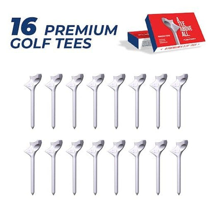 FLIGHTPATH Premium Golf Tees - 3.25" - Pack of 8