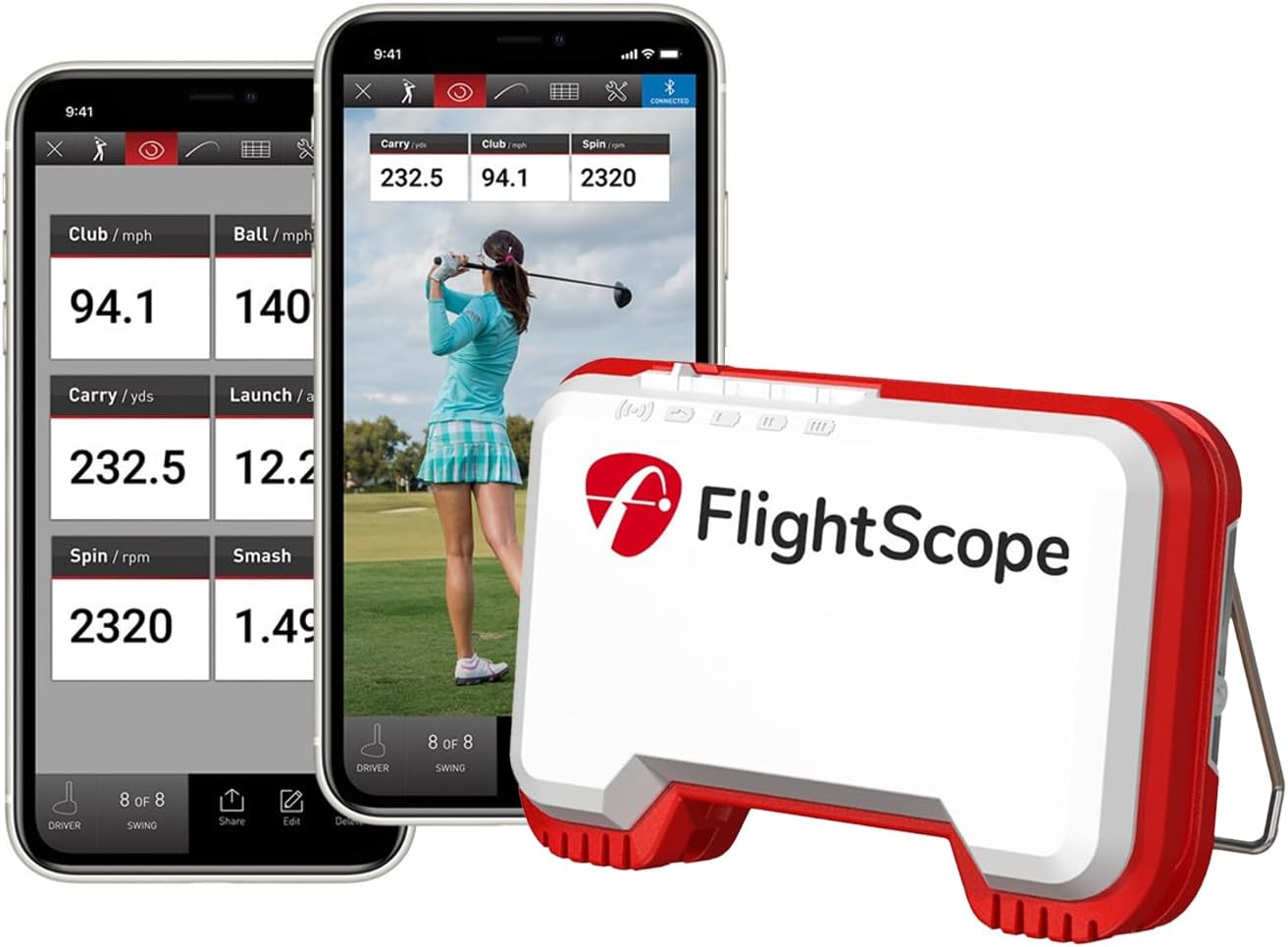 FlightScope Mevo - Portable Personal Launch Monitor for Golf - 