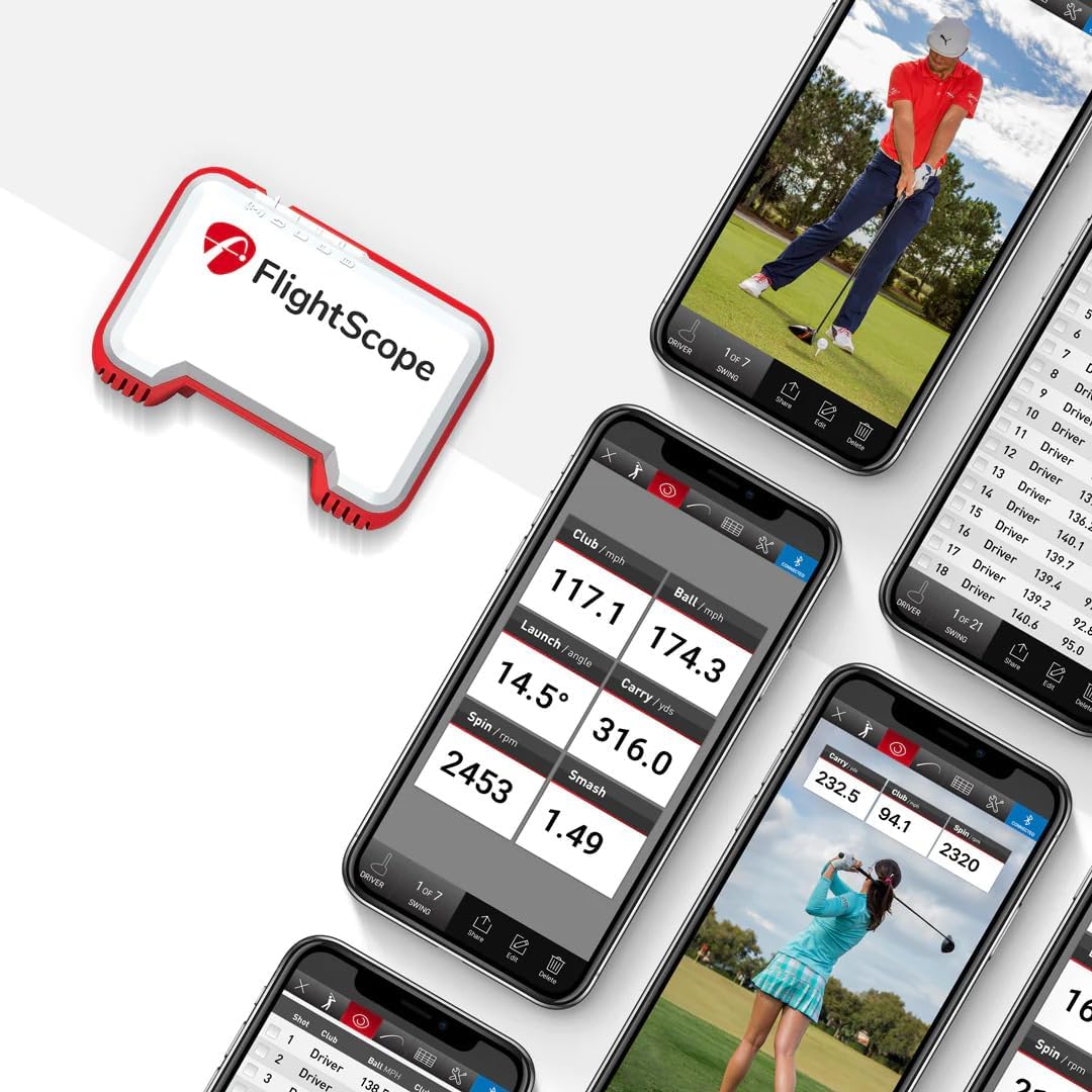 FlightScope Mevo - Portable Personal Launch Monitor for Golf - 